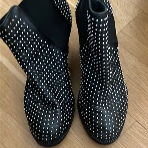 Studded Black Ankle Boots
